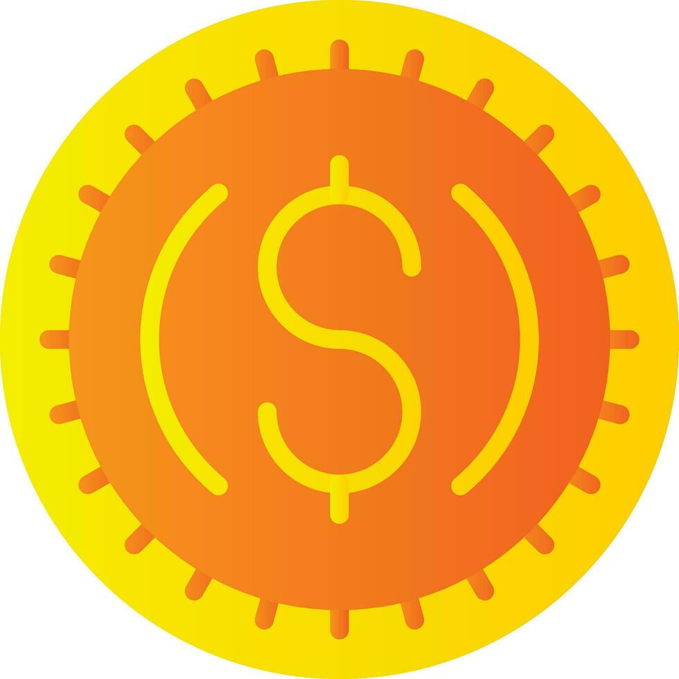 Coin Vector Icon Design
