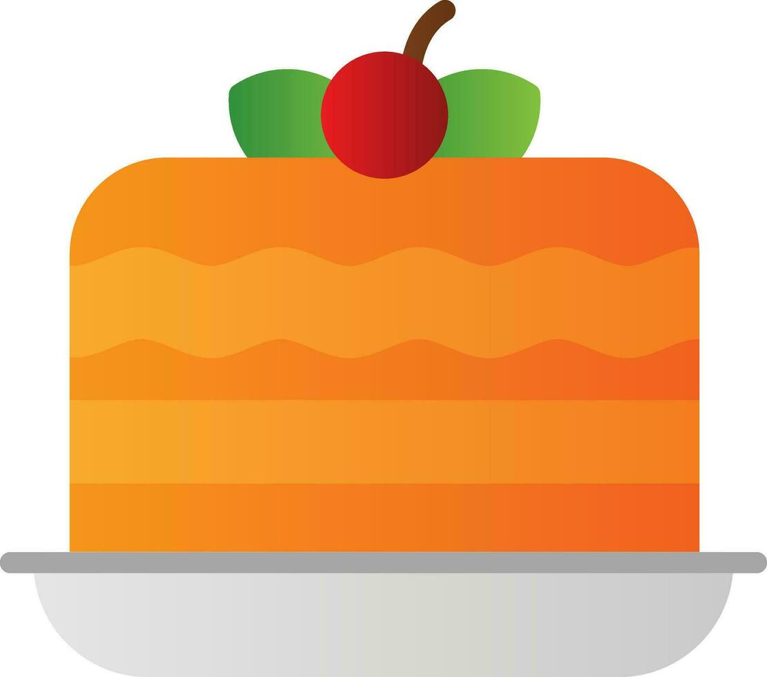 Cake Vector Icon Design