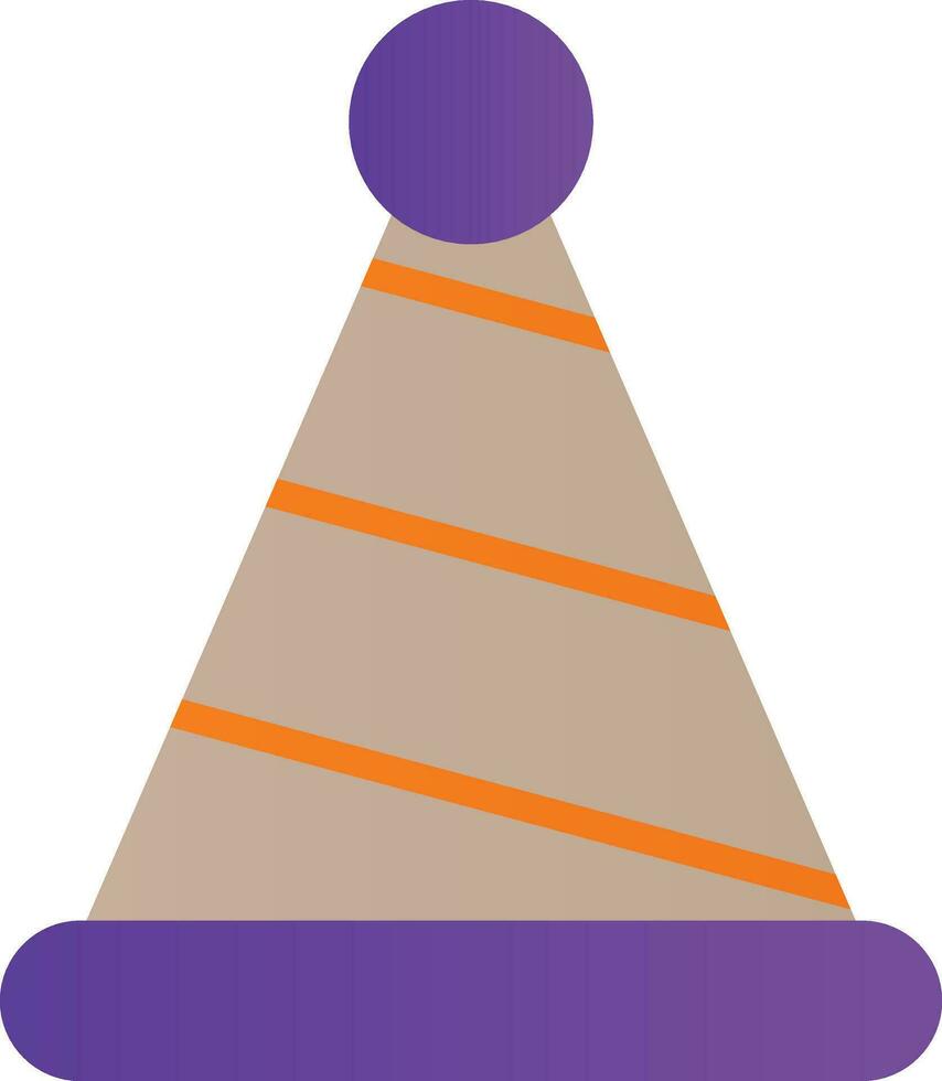 diseño de icono de vector de sombrero de fiesta