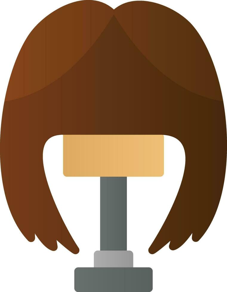 Wig Vector Icon Design