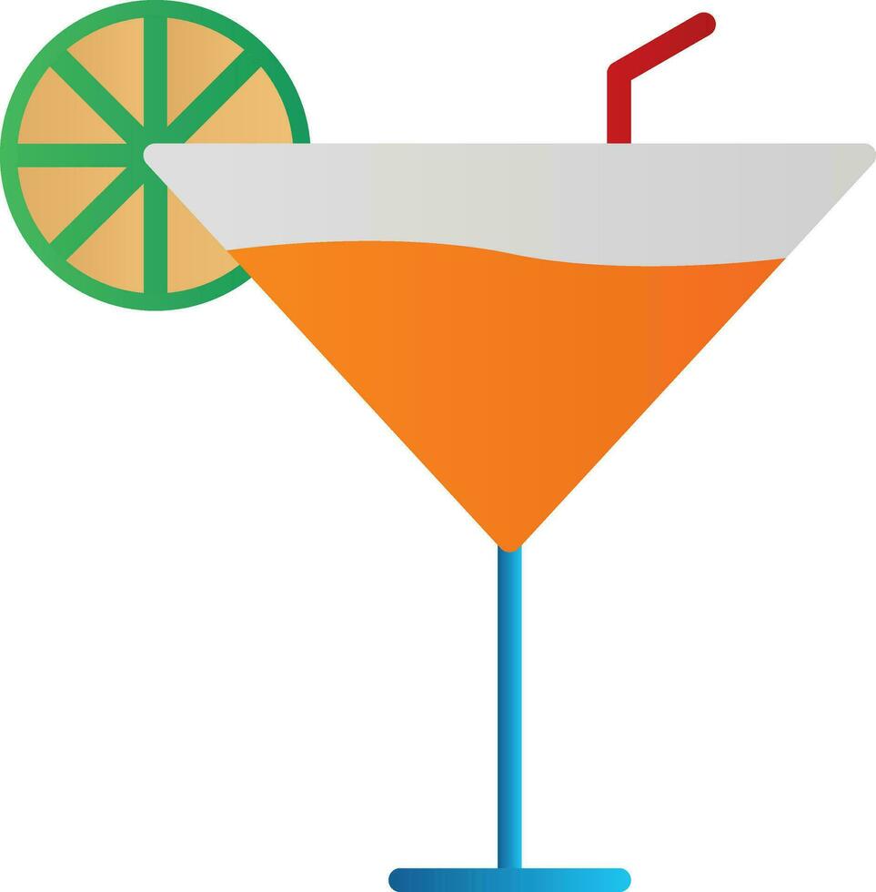 Cocktail Vector Icon Design