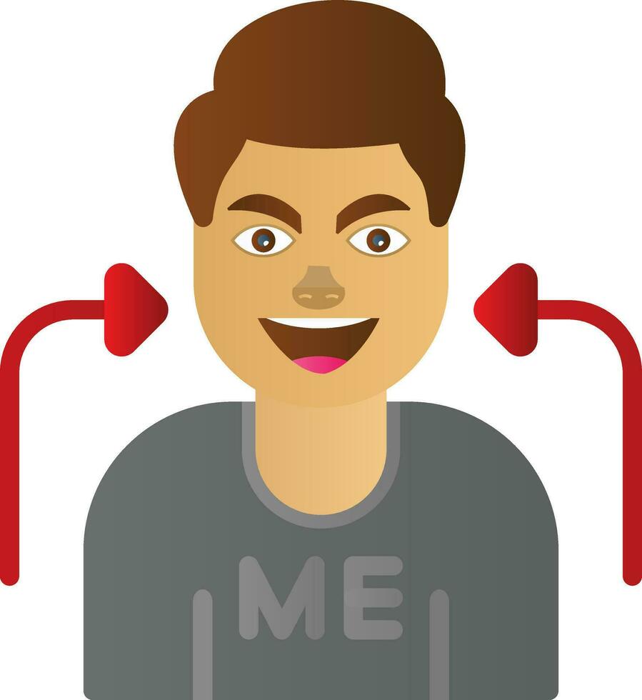 Myself Vector Icon Design