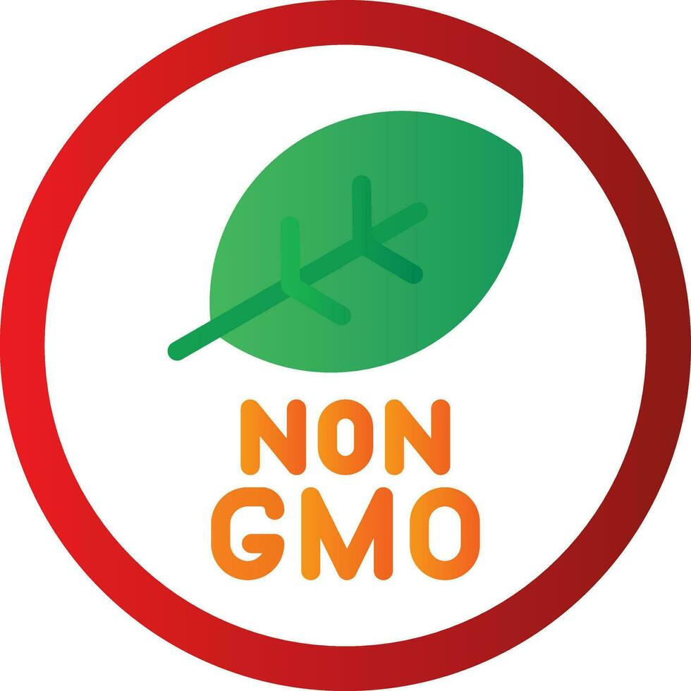 Non Gmo Vector Icon Design