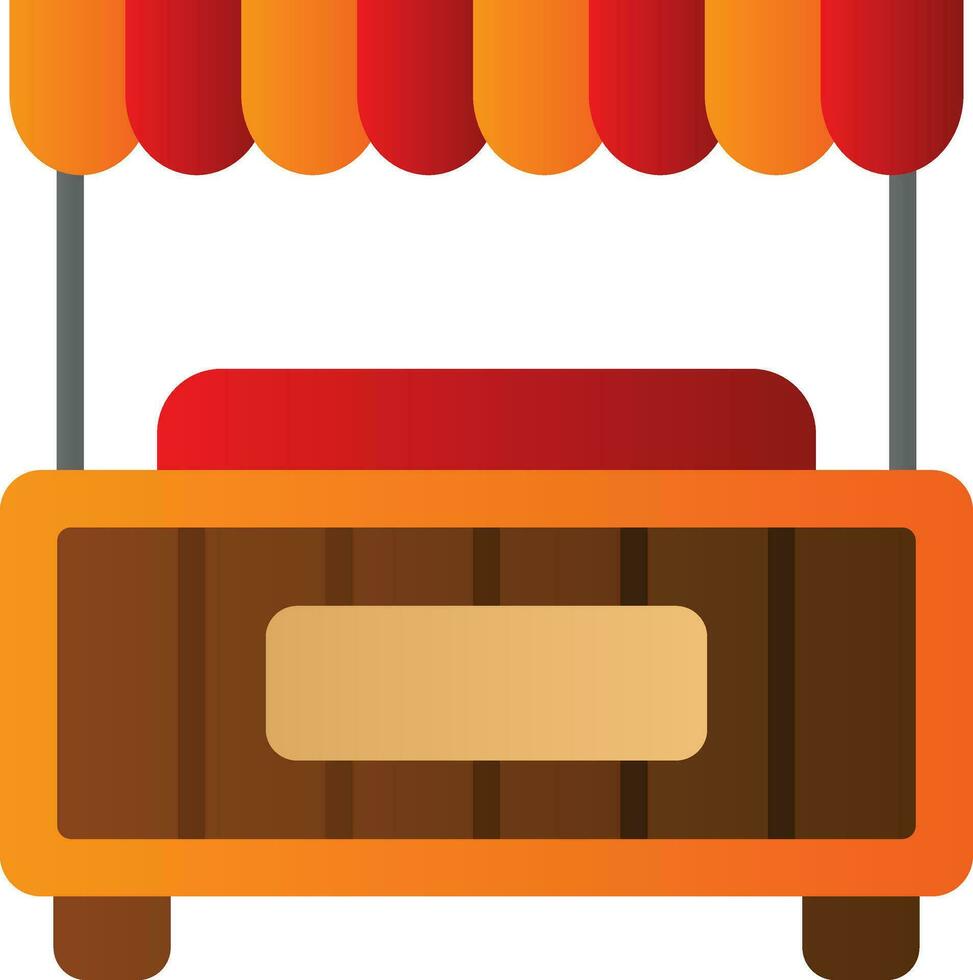 Food Stall Vector Icon Design