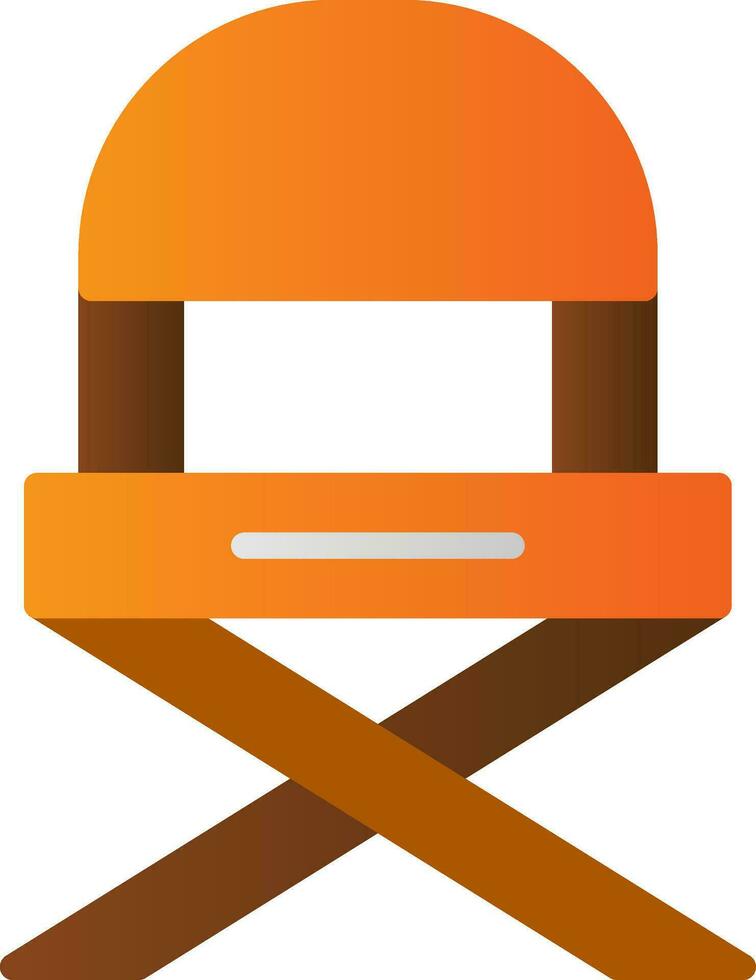 Folding Chair Vector Icon Design
