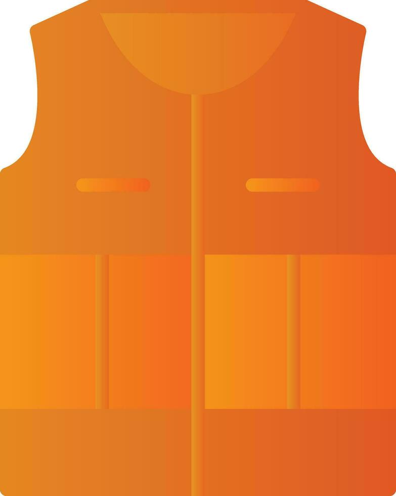 Life Jacket Vector Icon Design
