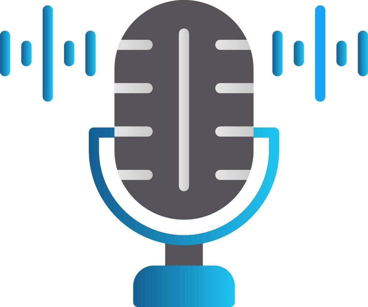 Voice Recorder Vector Icon Design