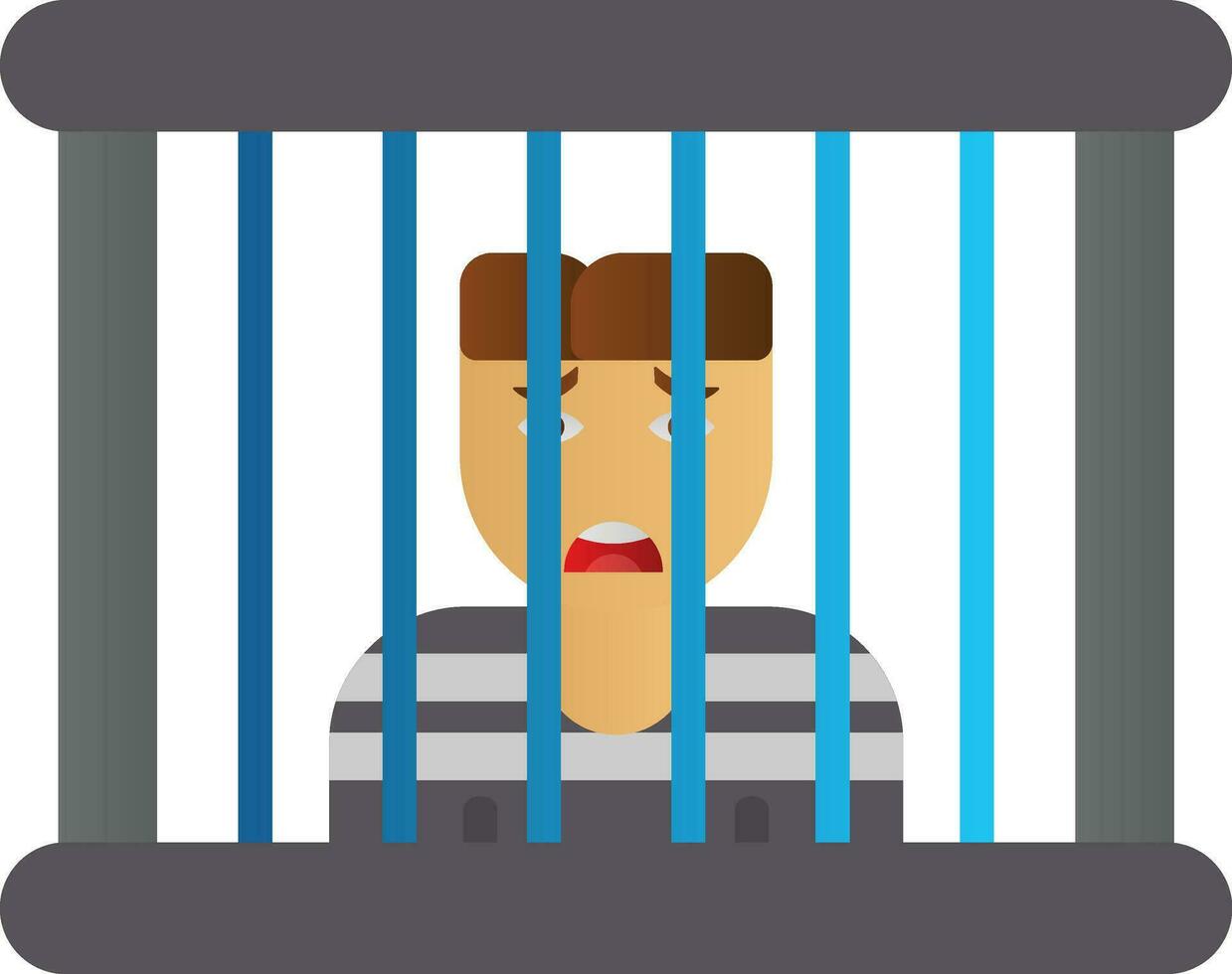 Prisoner Vector Icon Design