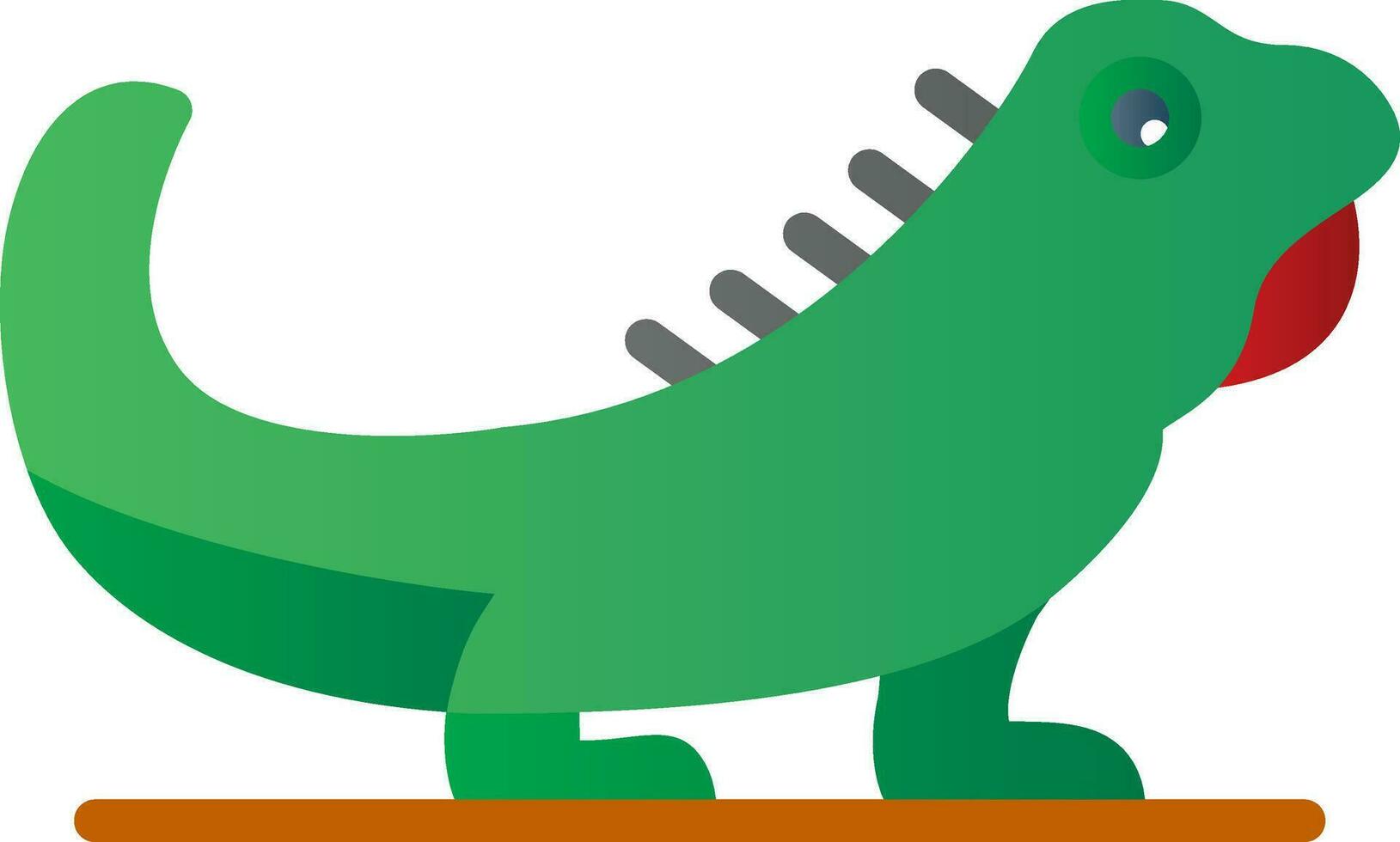 Iguana Vector Icon Design