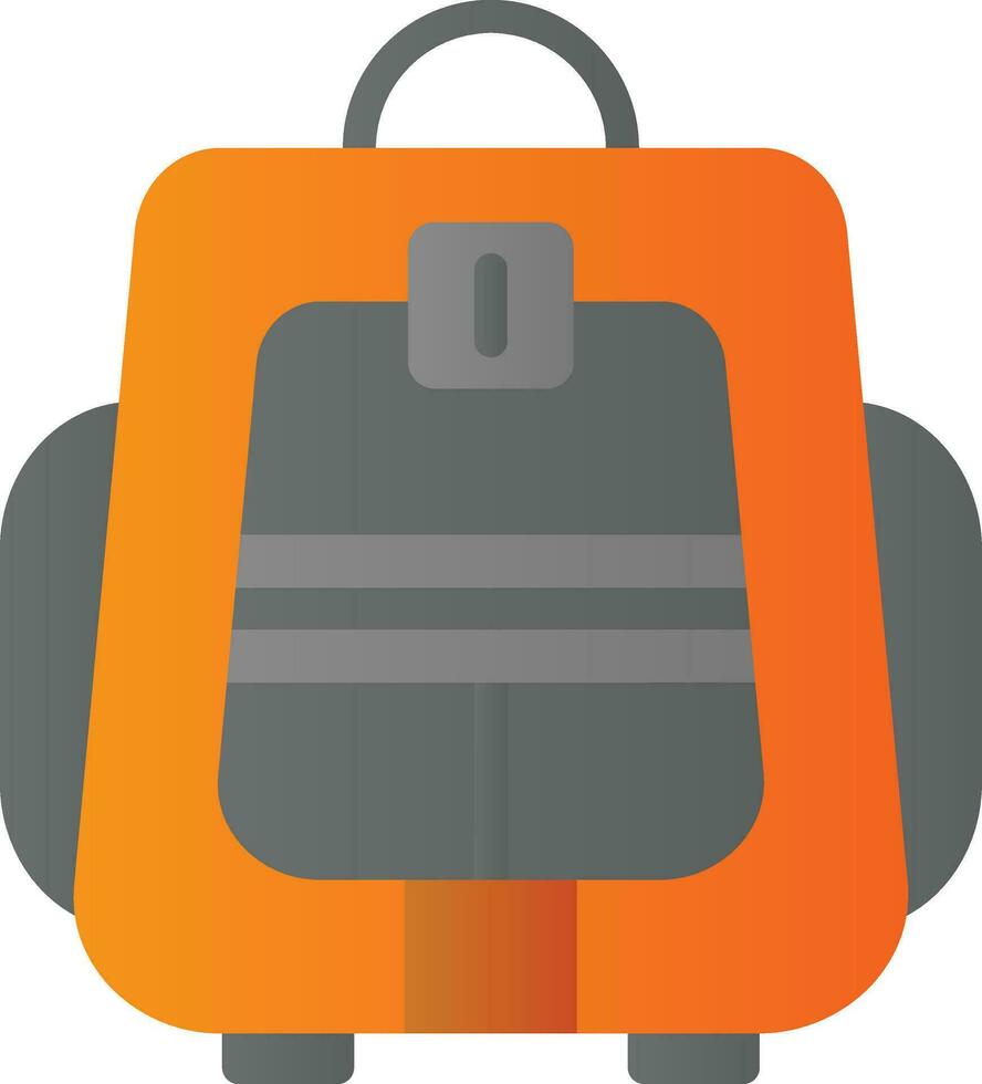 Backpacker Vector Icon Design