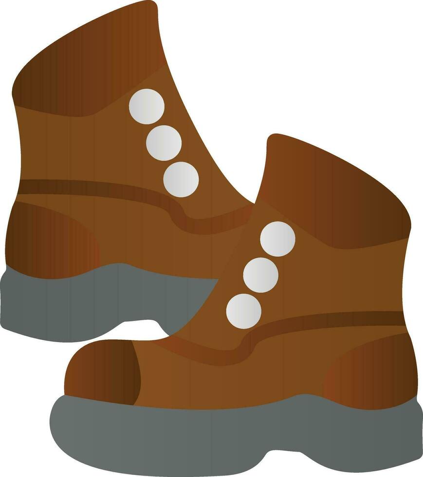 diseño de icono de vector de botas