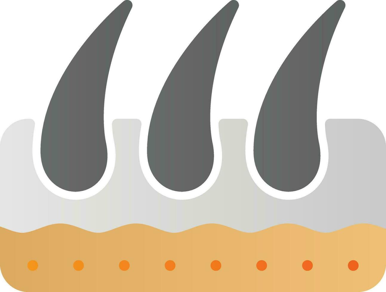 Hair Vector Icon Design
