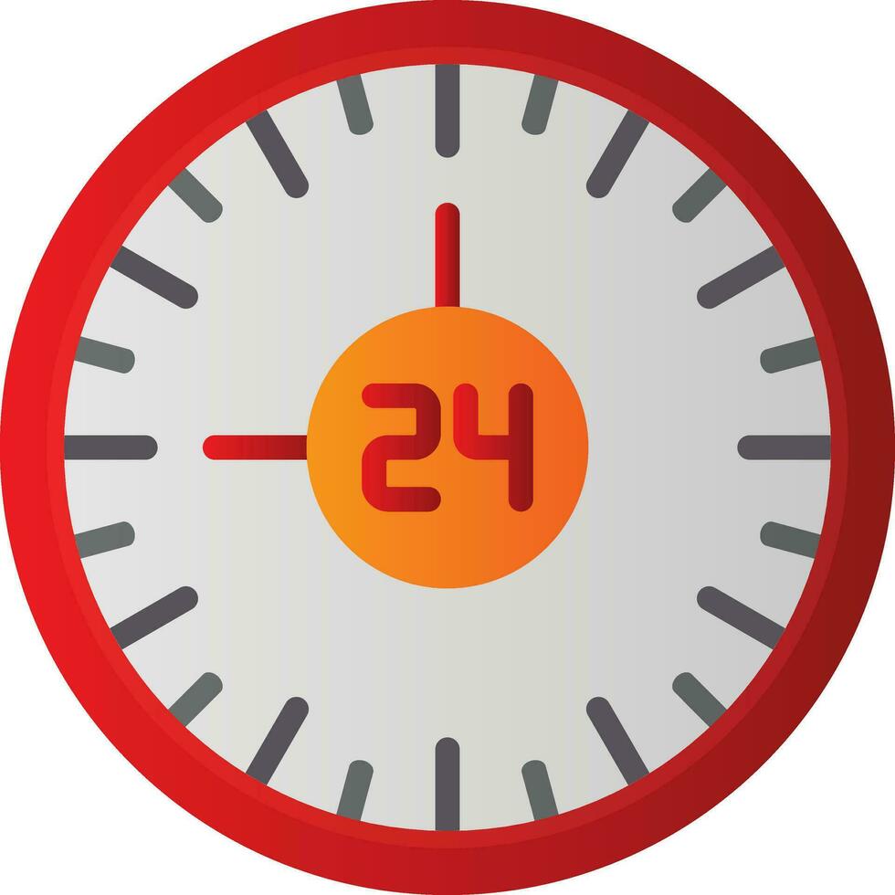 24h Vector Icon Design