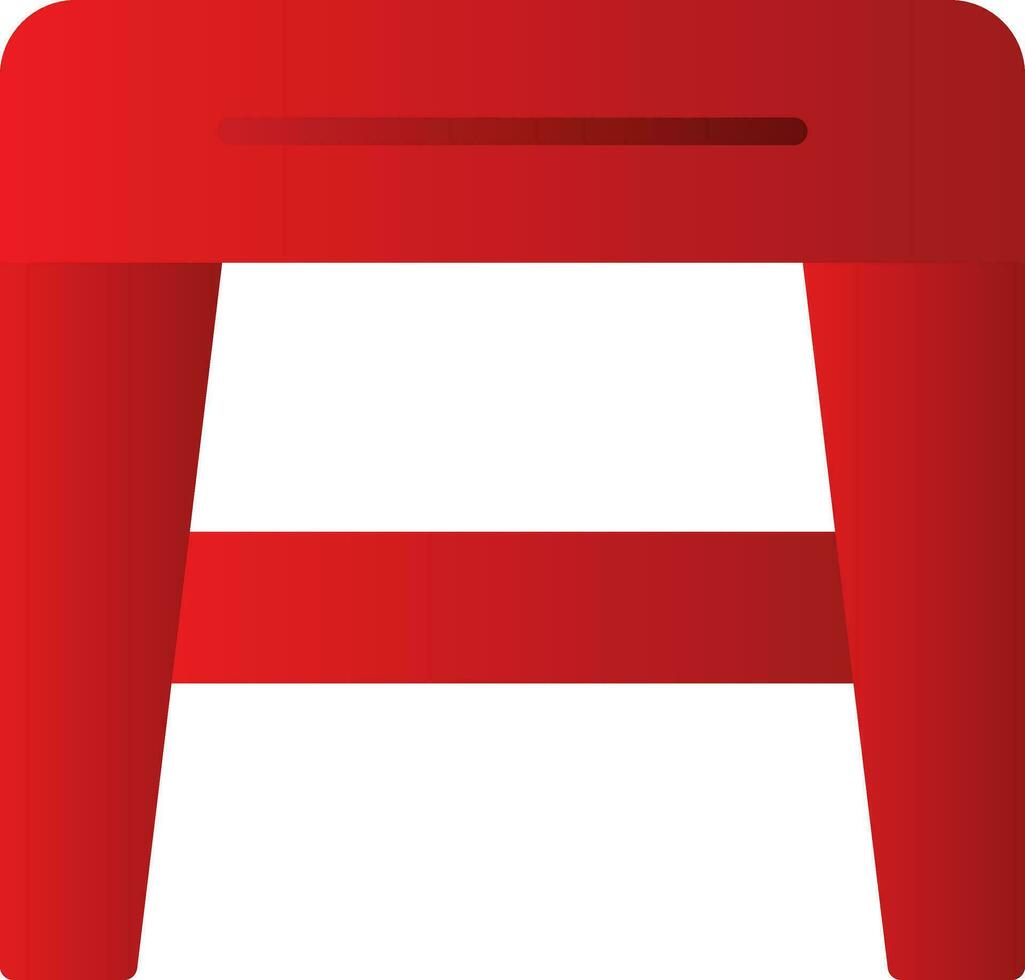 Stool f Vector Icon Design