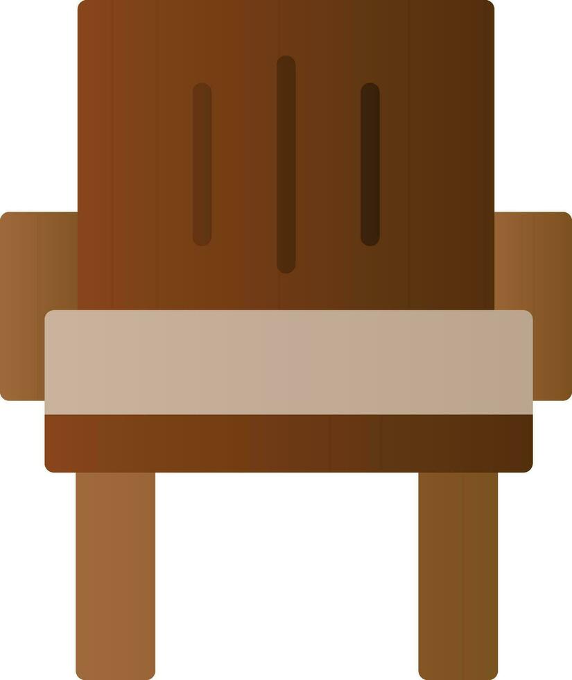 diseño de icono de vector de silla