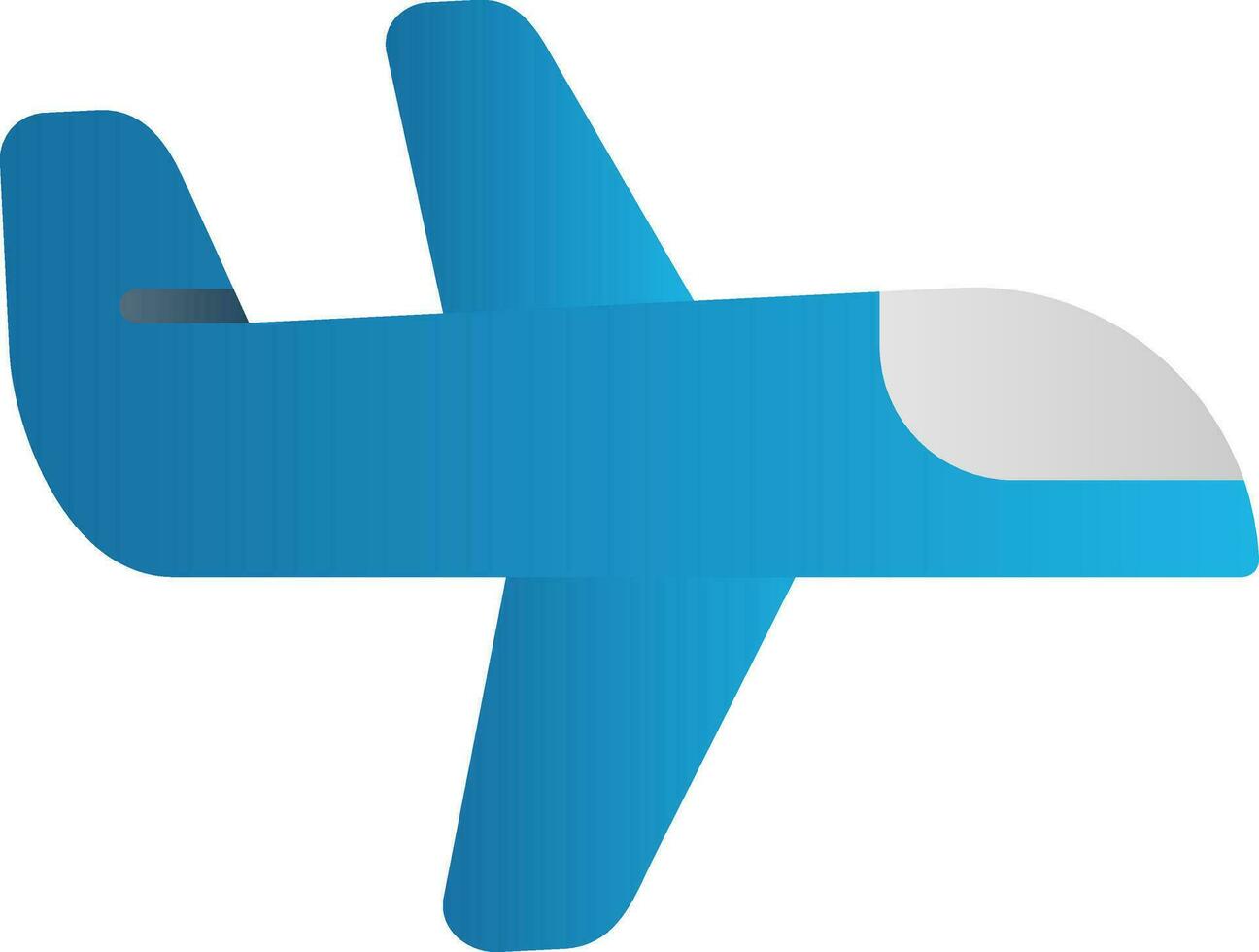 diseño de icono de vector de avión