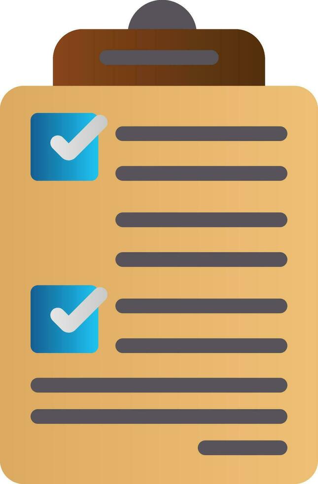 Checklist Vector Icon Design