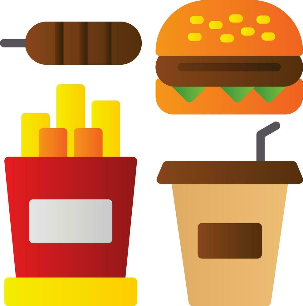 Fastfood Vector Icon Design