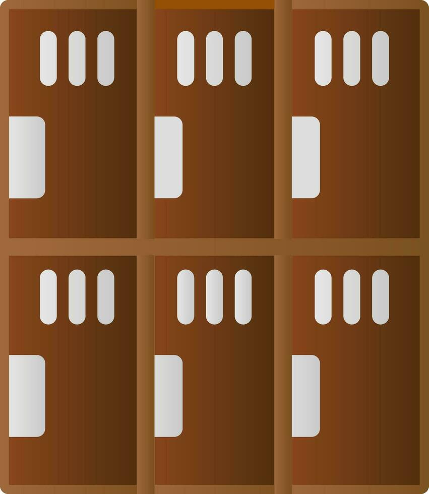 Locker Room Vector Icon Design