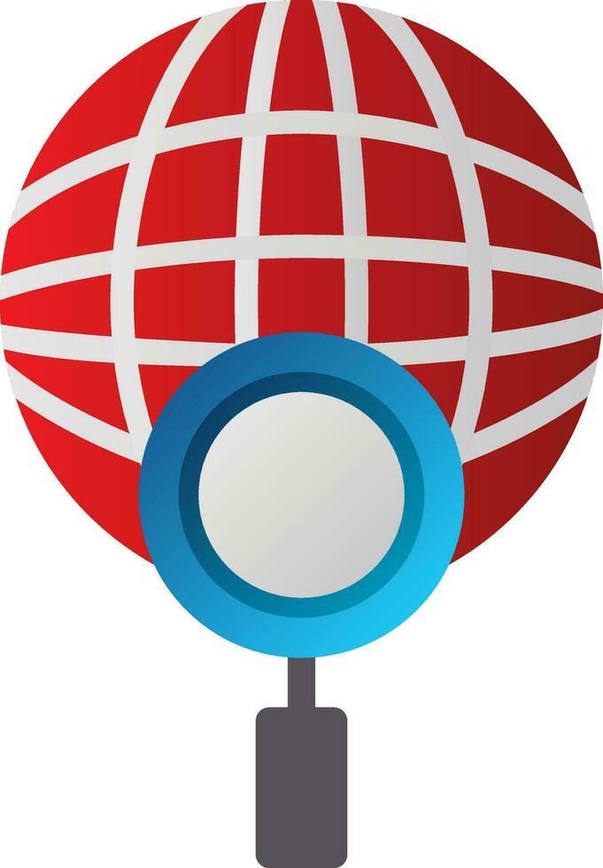 Global Search Vector Icon Design