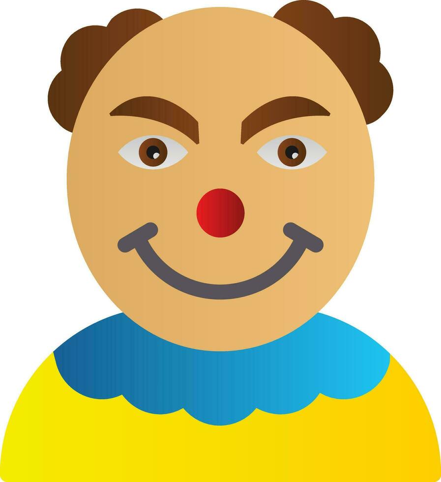Clown Vector Icon Design