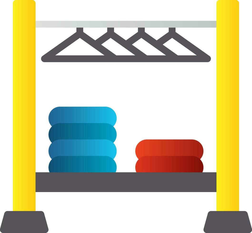 Clothing Rack Vector Icon Design