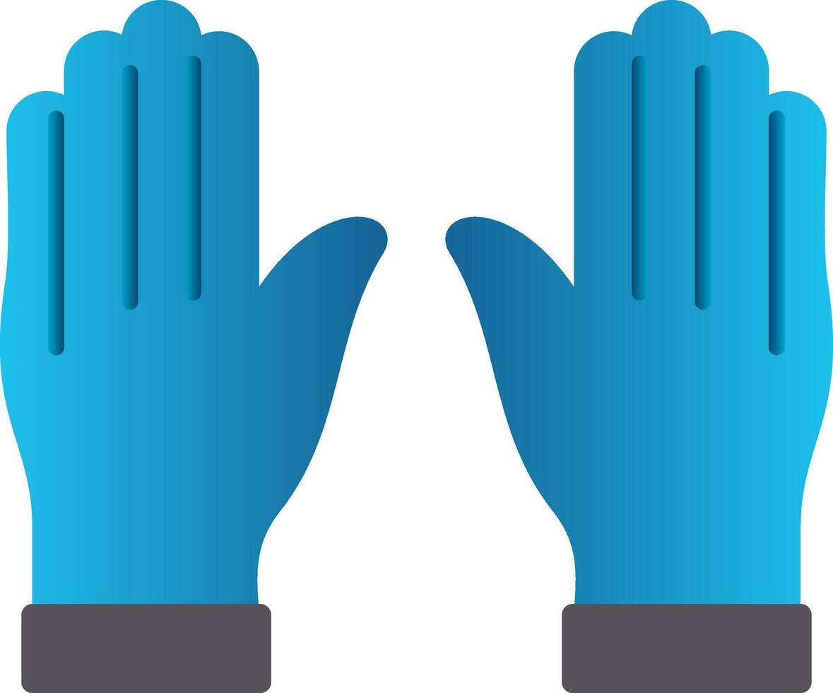 Hands Up Vector Icon Design
