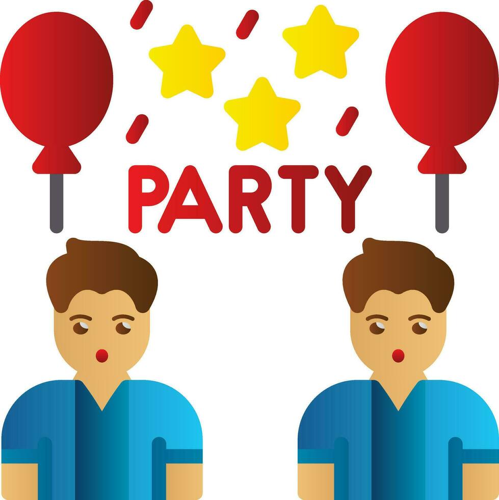 Party Vector Icon Design