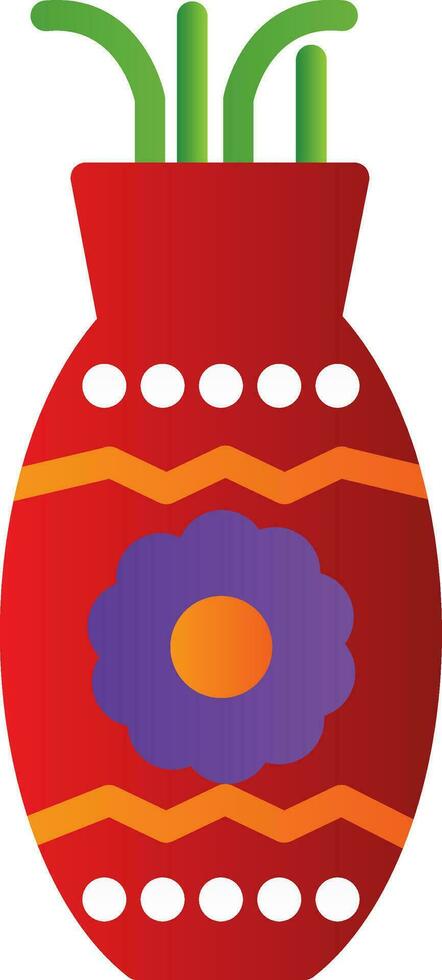 Vase Vector Icon Design