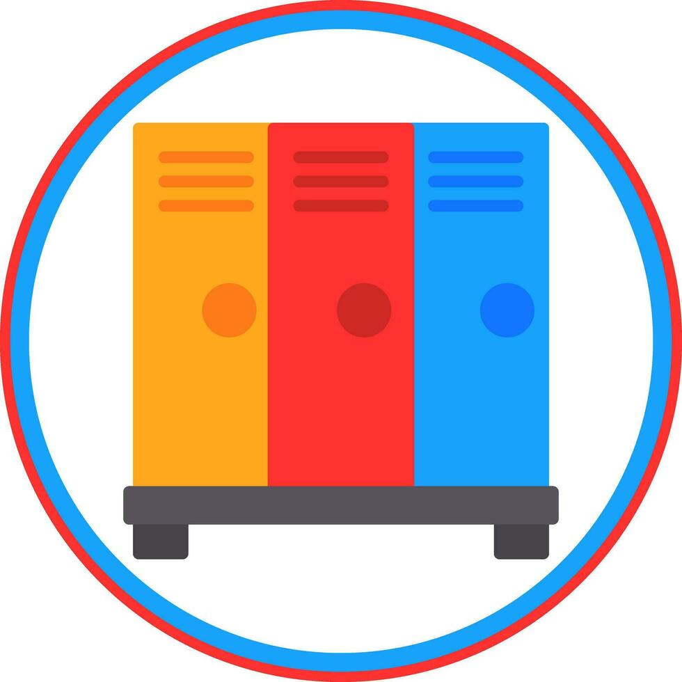 Locker Vector Icon Design