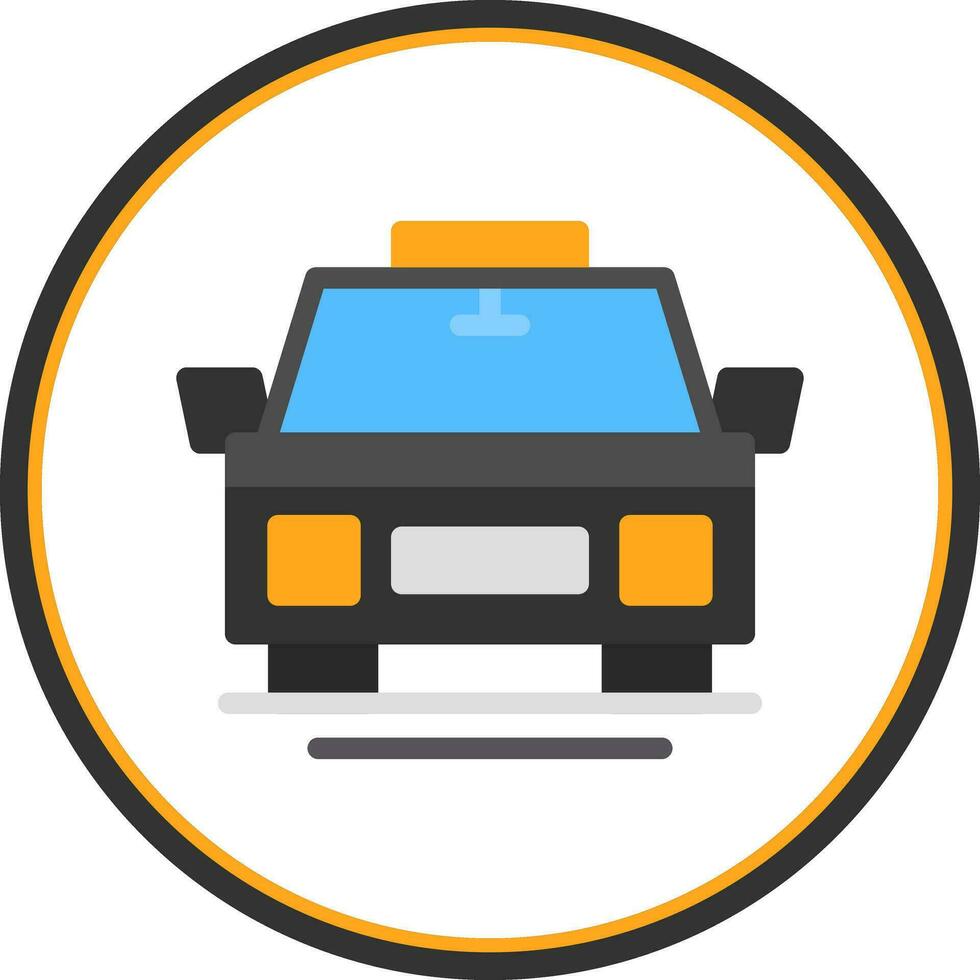 Taxi Vector Icon Design