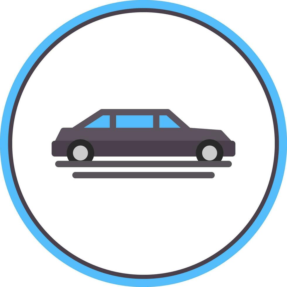 Limousine Vector Icon Design