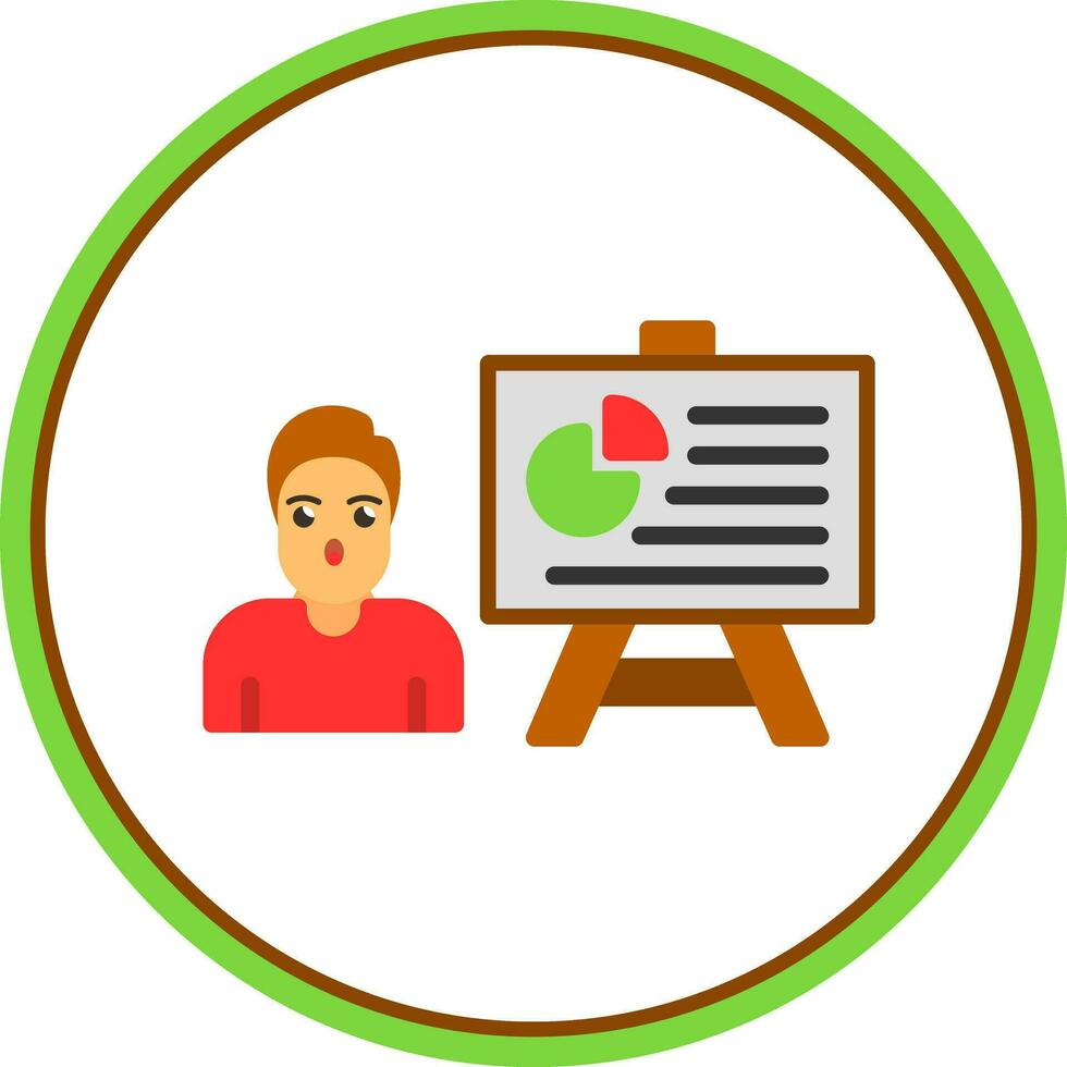 Presentation Vector Icon Design