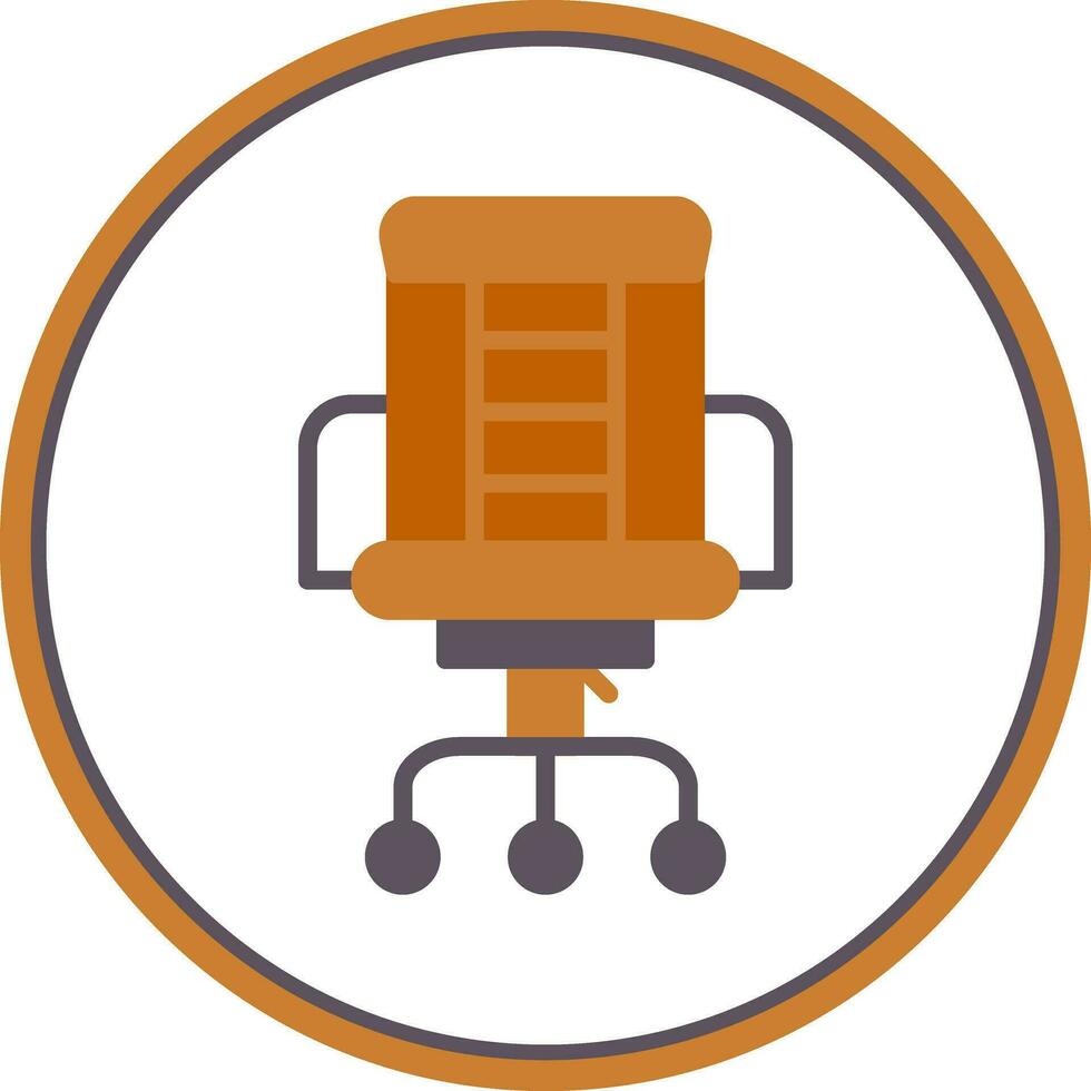diseño de icono de vector de silla de jefe