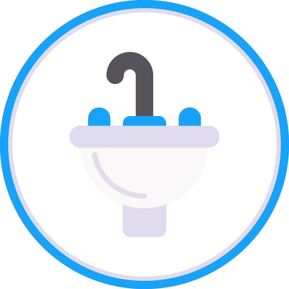 Wash Basin Vector Icon Design