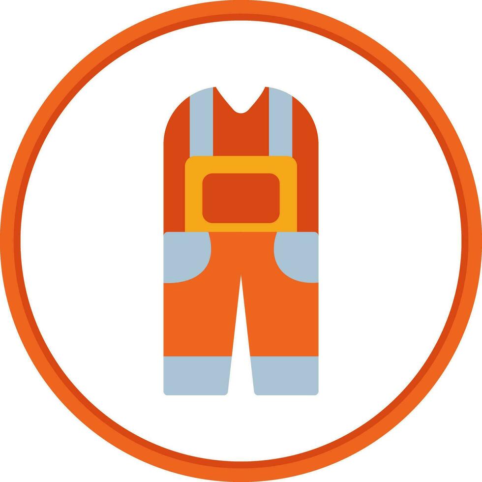 Coverall Vector Icon Design