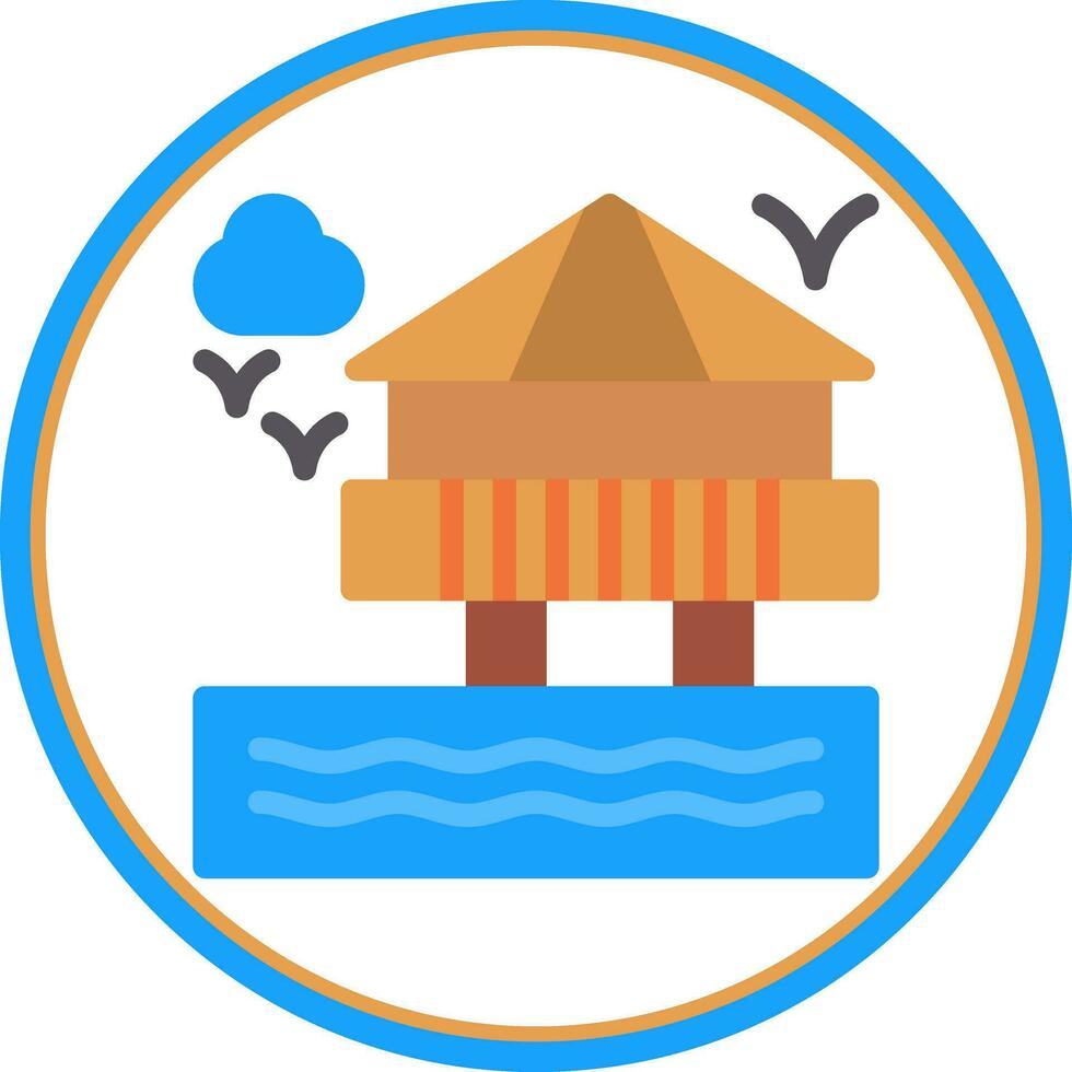 Resort Vector Icon Design