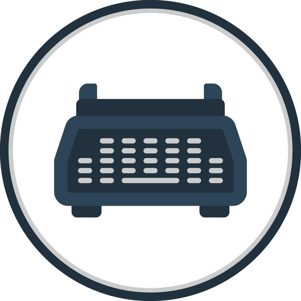 Typewriter Vector Icon Design