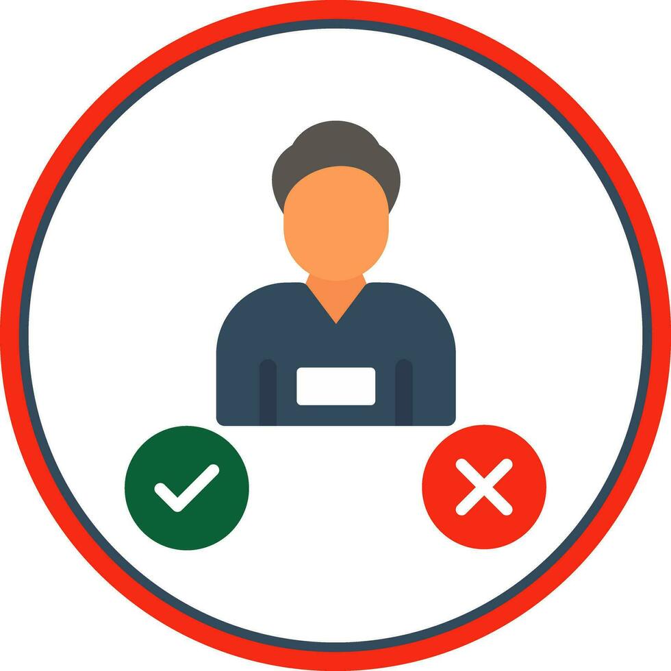 Decision Making Vector Icon Design