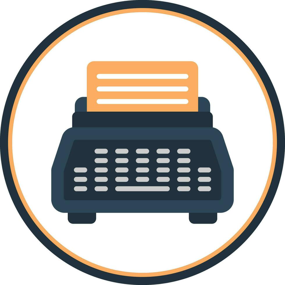 Typing Vector Icon Design