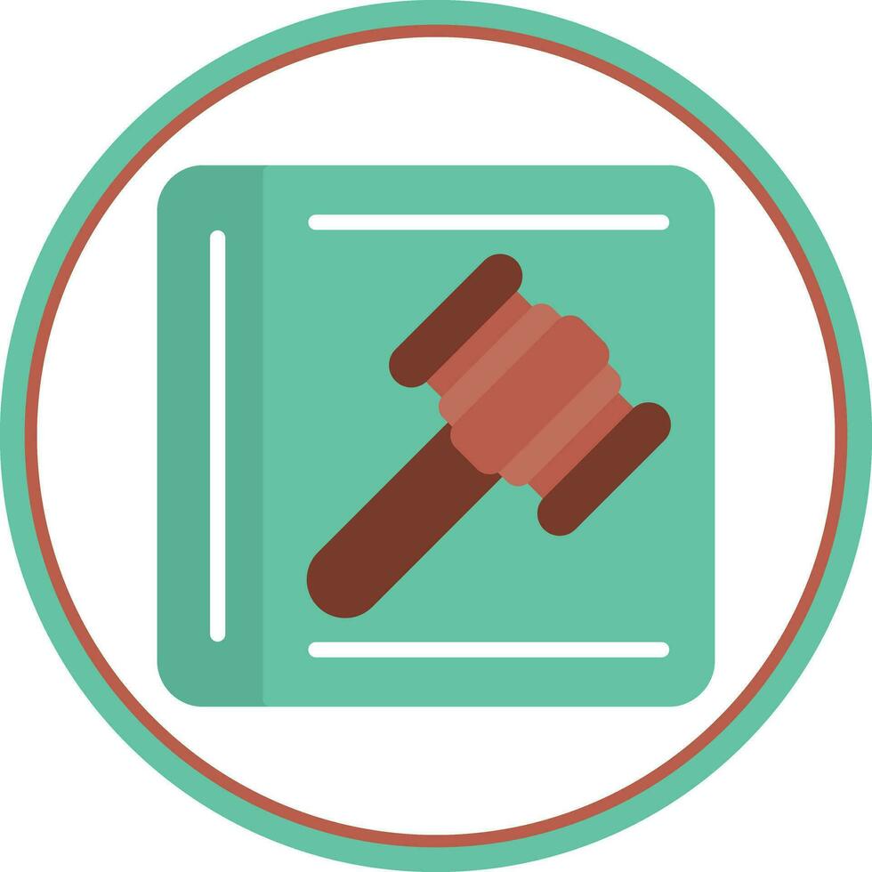 Law In Order Vector Icon Design