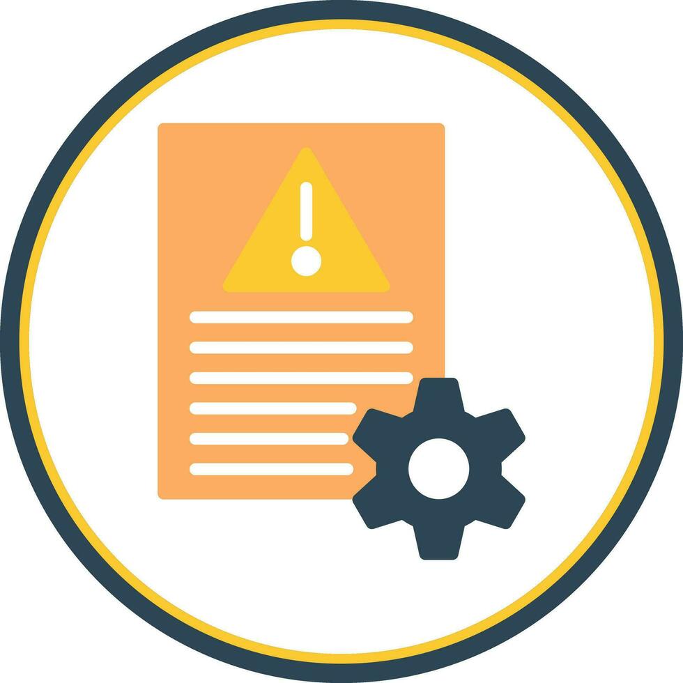 Risk Management Vector Icon Design