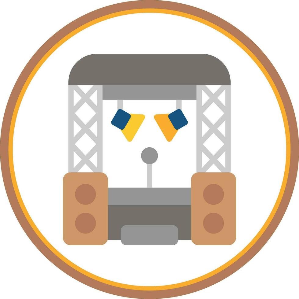 Stage Vector Icon Design