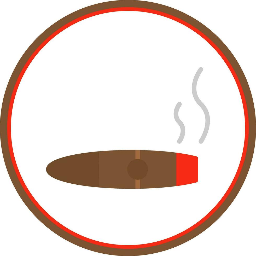 Cigar Vector Icon Design
