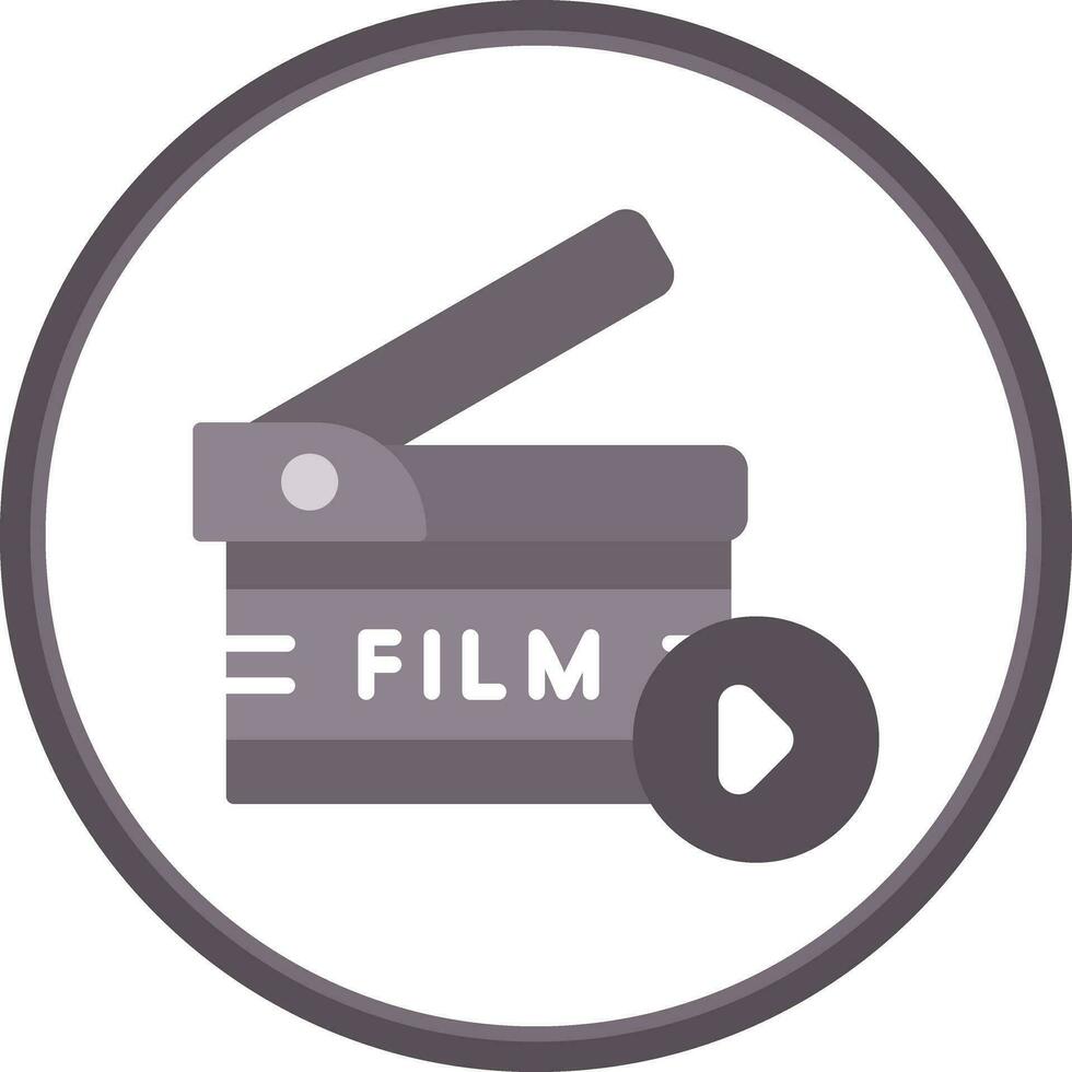 diseño de icono de vector de filmación