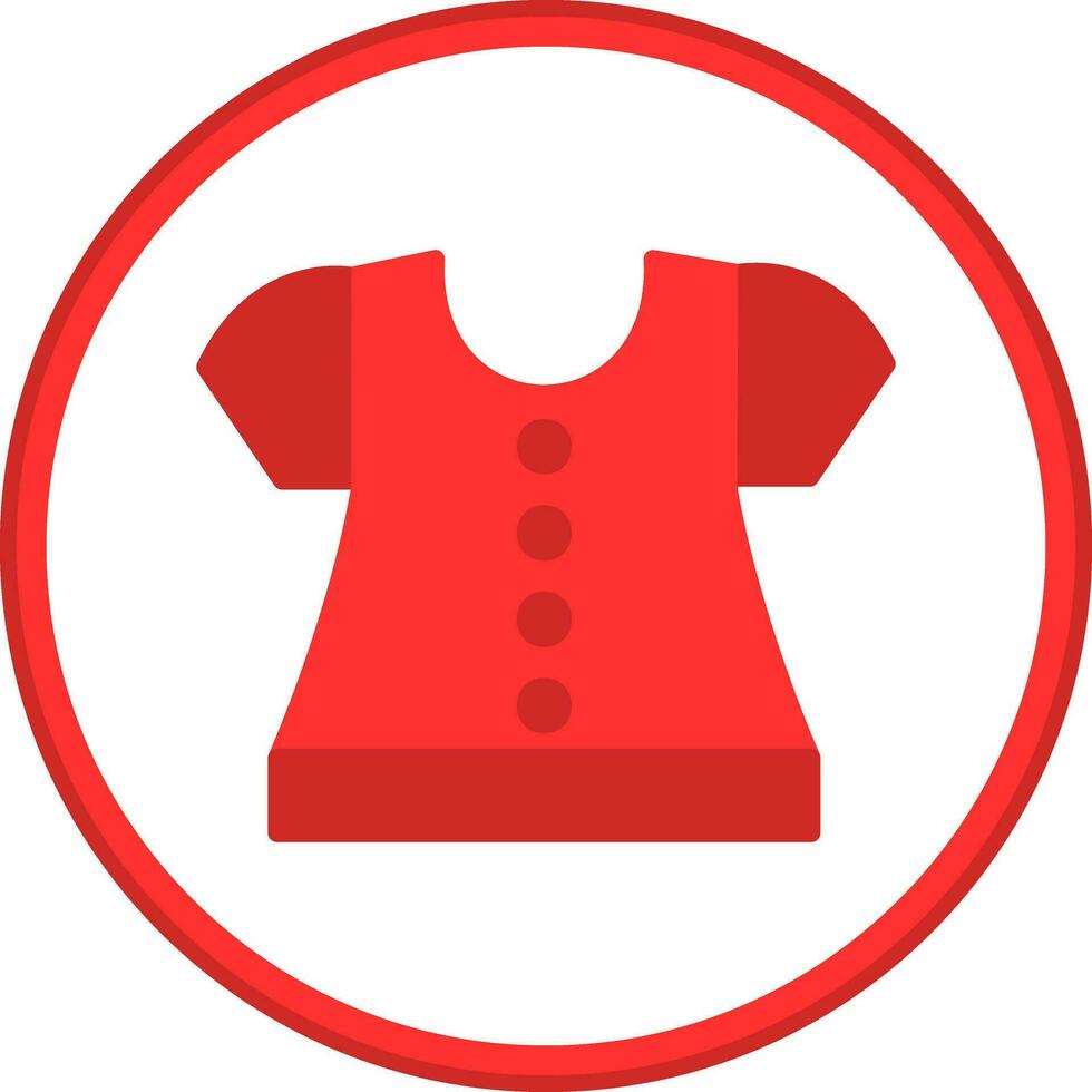 Blouse Vector Icon Design