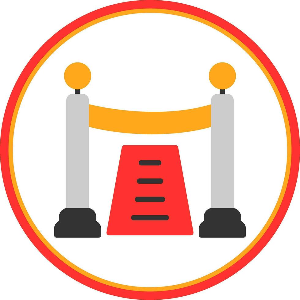 Red Carpet Vector Icon Design