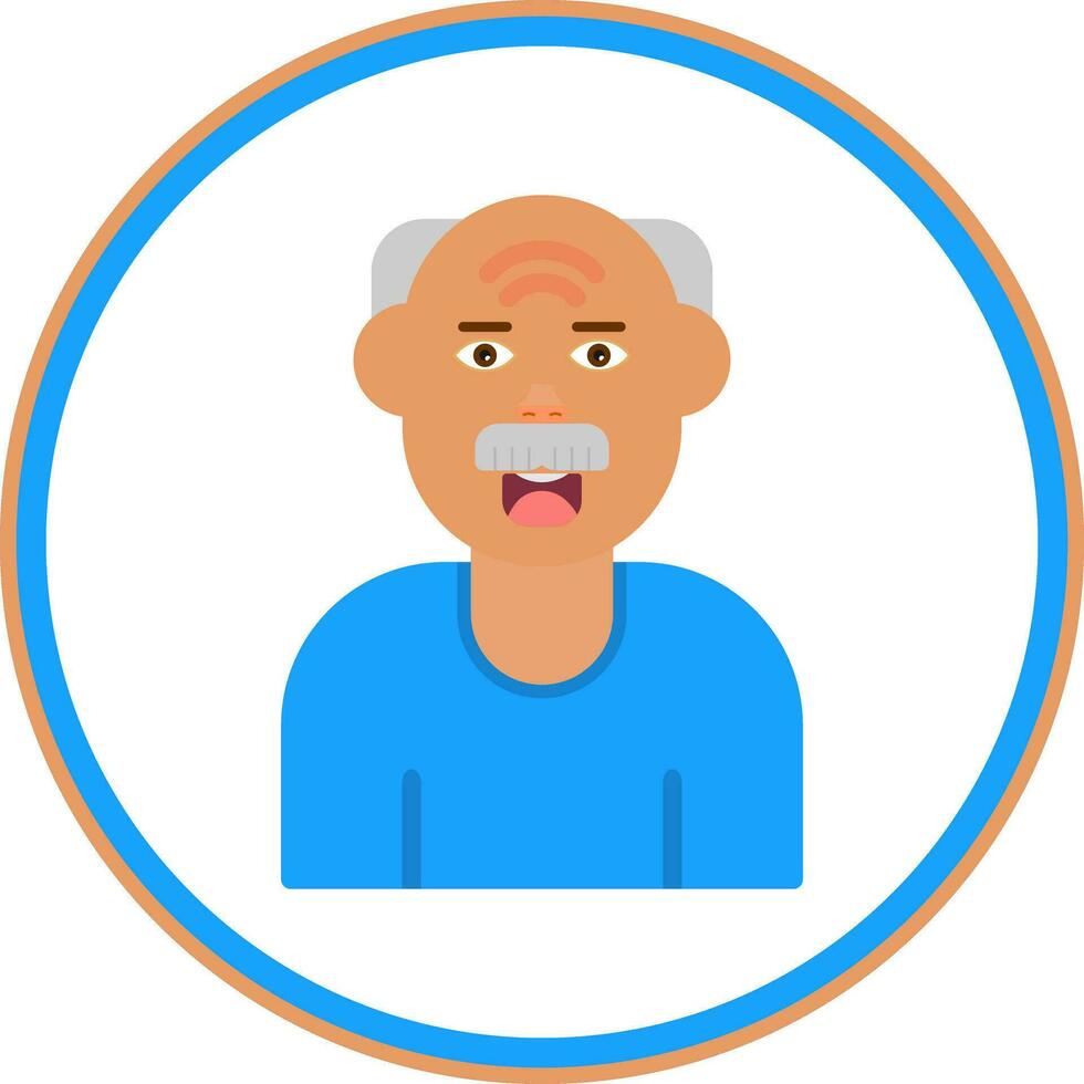 Elderly Vector Icon Design