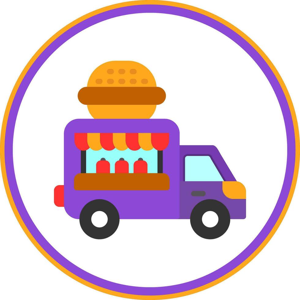 Food Truck Vector Icon Design