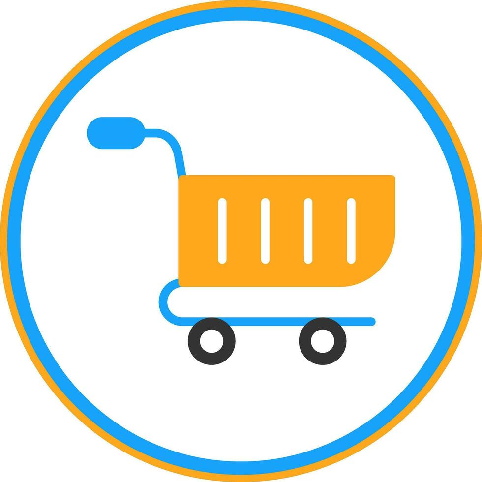 Food Cart Vector Icon Design